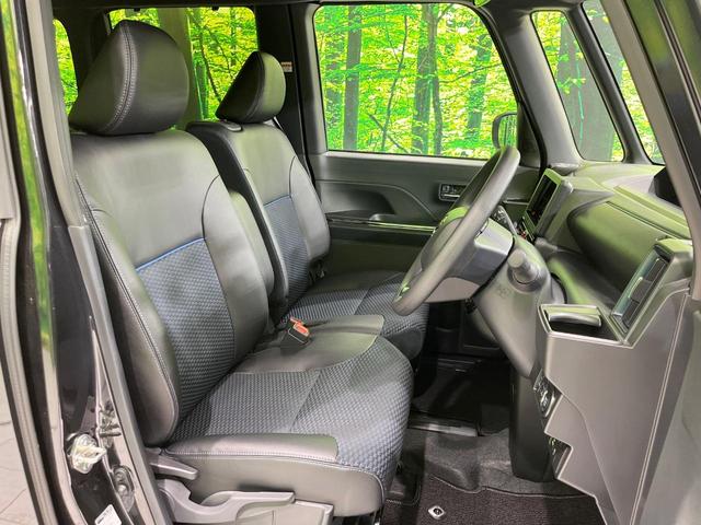 タント カスタムX 4WD 届出済未使用車 両側電動スライドドア 衝突被害軽減システム ハーフレザーシート コーナーセンサー スマートキー LEDヘッド オートハイビーム 車線逸脱警報 オートライト オートエアコン(9枚目)