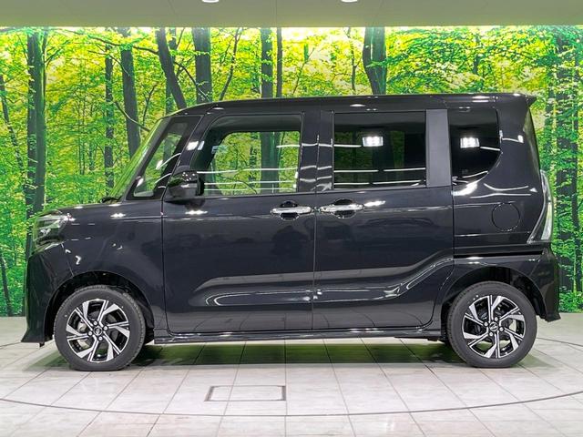 タント カスタムX 4WD 届出済未使用車 両側電動スライドドア 衝突被害軽減システム ハーフレザーシート コーナーセンサー スマートキー LEDヘッド オートハイビーム 車線逸脱警報 オートライト オートエアコン(31枚目)
