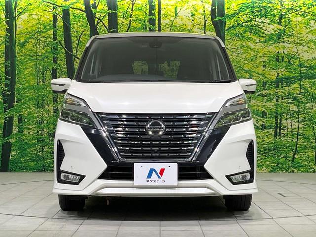 セレナ ハイウェイスターＶ　両側電動ドア　全周囲カメラ　衝突被害軽減システム　レーダークルーズ　禁煙車　ドラレコ　スマートキー　ＬＥＤヘッド　ビルトインＥＴＣ　純正１６インチアルミ　パークアシスト　車線逸脱警報　オートライト（14枚目）