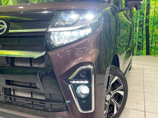 タント カスタムXセレクション 4WD 両側電動スライドドアドア 純正SDナビ バックカメラ 衝突被害軽減システム 禁煙車 ハーフレザーシート ドラレコ Bluetooth LEDヘッド スマートキー ETC 純正14インチアルミ(12枚目)