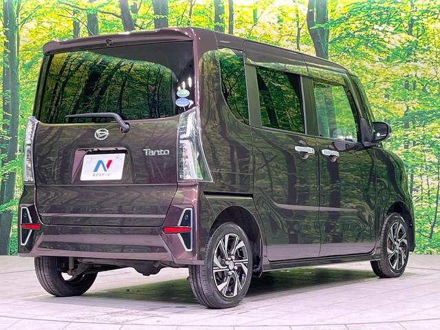 タント カスタムXセレクション 4WD 両側電動スライドドアドア 純正SDナビ バックカメラ 衝突被害軽減システム 禁煙車 ハーフレザーシート ドラレコ Bluetooth LEDヘッド スマートキー ETC 純正14インチアルミ(17枚目)
