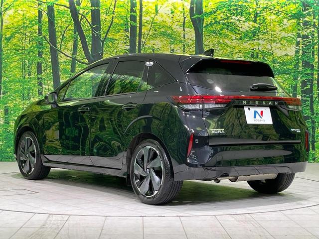 オーラ G FOUR 4WD 純正9型SDナビ 全周囲カメラ 衝突被害軽減システム レーダークルーズ 禁煙車 ハーフレザーシート Bluetooth LEDヘッド ビルトインETC 純正14インチアルミ 車線逸脱警報(28枚目)