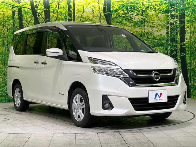 セレナ ハイウェイスター 両側電動スライド 純正SDナビ バックカメラ 禁煙車 スマートキー ビルトインETC オートライト オートエアコン リアエアコン Bluetooth CD DVD再生 地デジ(17枚目)