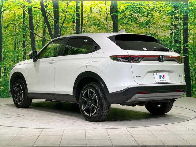 ヴェゼル e:HEV X 4WD 禁煙車 ホンダセンシング SDナビ バックカメラ 寒冷地仕様 アダプティブクルーズ コーナーセンサー LEDヘッド オートハイビーム ETC ドラレコ Bluetooth 純正16インチAW(29枚目)
