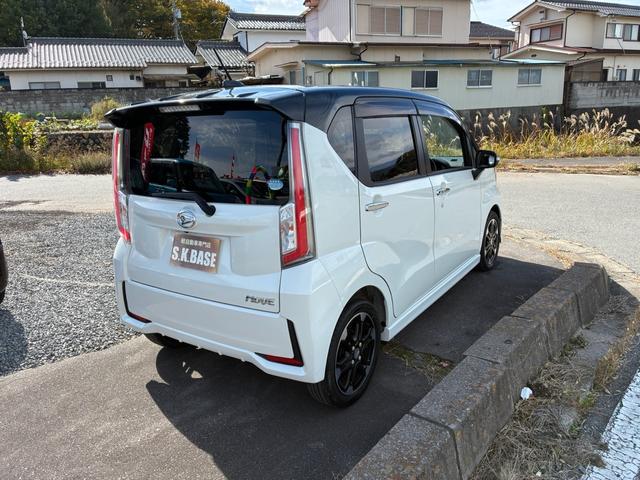 ムーヴ カスタム RS 4WD ターボ 純正8インチナビTV ETC バックカメラ 純正ドラレコ 純正アルミ ワンオーナー タイミングチェーン LEDヘッドライト プッシュスタート エコアイドル スマートキー(4枚目)