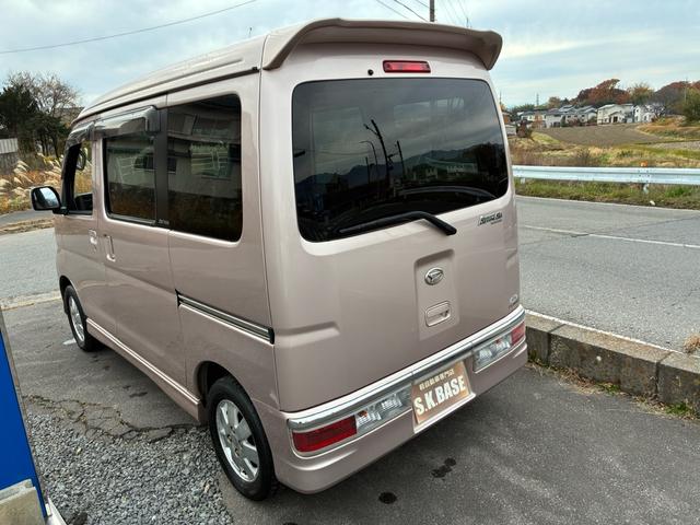 アトレーワゴン カスタムターボRS 4WD ターボ 純正アルミ 社外ナビ 走行54689キロ ワンオーナー ABS キーレス フルフラットシート ベンチシート(6枚目)