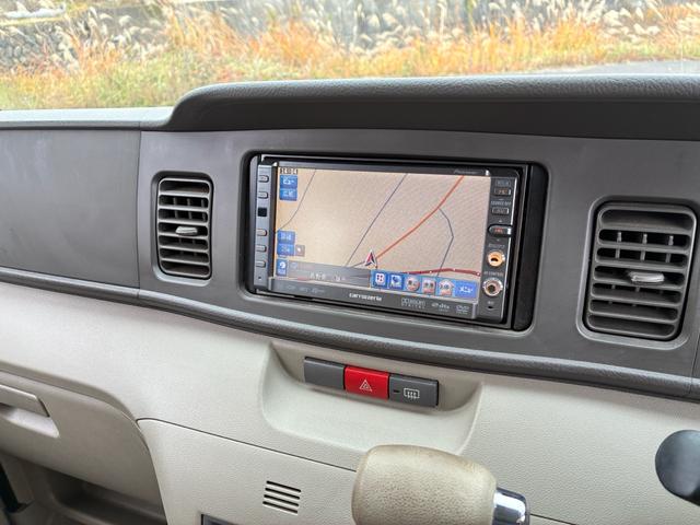 アトレーワゴン カスタムターボRS 4WD ターボ 純正アルミ 社外ナビ 走行54689キロ ワンオーナー ABS キーレス フルフラットシート ベンチシート(11枚目)