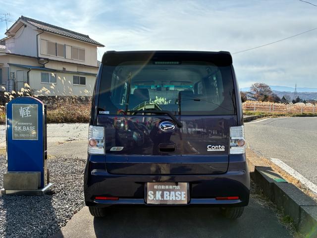 ムーヴコンテ カスタム RS 4WD ターボ 車高調ローダウン 社外ナビ 社外アルミ ETC バックカメラ 社外シートカバー タイミングチェーン(5枚目)