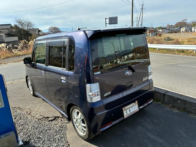 ムーヴコンテ カスタム RS 4WD ターボ 車高調ローダウン 社外ナビ 社外アルミ ETC バックカメラ 社外シートカバー タイミングチェーン(6枚目)