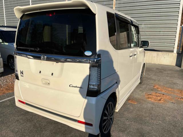 N-BOXカスタム G・ターボパッケージ ETC バックカメラ 両側電動スライドドア ナビ オートクルーズコントロール オートライト HID スマートキー アイドリングストップ 電動格納ミラー ベンチシート CVT 盗難防止システム ABS(16枚目)