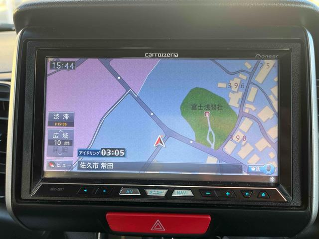 Ｎ－ＢＯＸカスタム Ｇ・ターボパッケージ　ＥＴＣ　両側電動スライドドア　ナビ　ＴＶ　オートクルーズコントロール　オートライト　ＨＩＤ　スマートキー　電動格納ミラー　ベンチシート　ＣＶＴ　盗難防止システム　ＡＢＳ　ＥＳＣ　チップアップシート（4枚目）