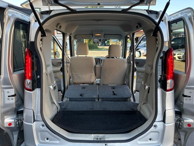 スペーシア G セキュリティアラーム スマキー エアバック Sエネチャージ シートヒータ Wエアーバック フルフラットシート PW フルオートエアコン キーレスエントリー PS ベンチシート 衝突安全ボディ ABS(40枚目)