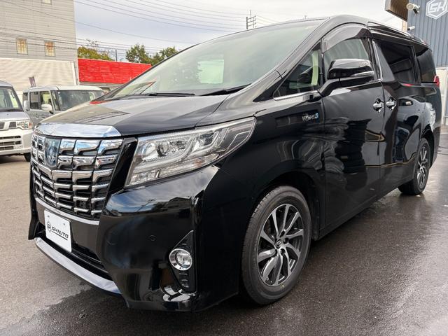 アルファードハイブリッド エグゼクティブラウンジ インテリジェントクリアランスソナー 電動Rゲート シートヒータ 黒革シート ブルーレイ ナビ バックモニタ- USB LEDライト アイドリングストップ 横滑り防止機能 4wd 3列シート Pシート(7枚目)