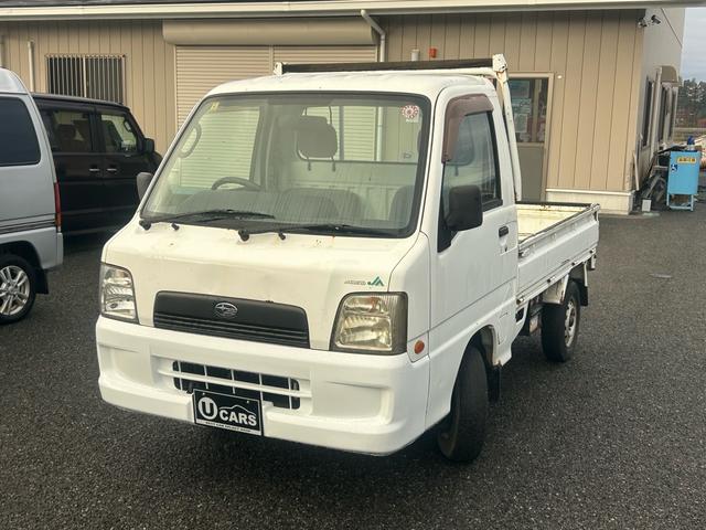 サンバートラック ＴＣ　正規ＡＡ仕入れ★第三者機関査定済み★修復歴なし★車検２年★法定整備★エアコン★パワステ★４ＷＤ★マニュアル★飛び石新品フロントガラス★（5枚目）