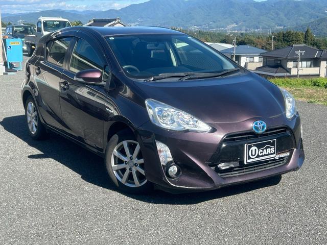 アクア S ★中期アクア★燃費の良さを体験してください★実走行済み★人気急上昇中★記録簿お付けいたします★車検R8/9月★(3枚目)