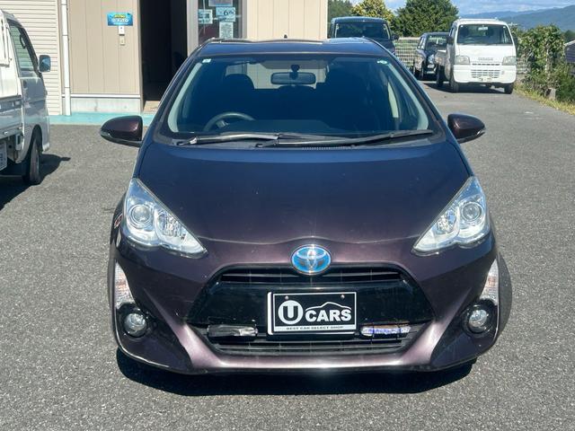 アクア S ★中期アクア★燃費の良さを体験してください★実走行済み★人気急上昇中★記録簿お付けいたします★車検R8/9月★(4枚目)