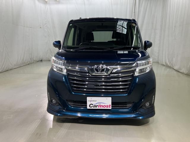 ルーミー カスタムＧ　４ＷＤ　ＬＥＤヘッドライト　社外ＳＤナビ　ワンセグＴＶ　ＣＤ再生　ＳＤカード　全周囲カメラ　両側電動スライドドア　クルーズコントロール　　純正１４インチアルミ　社外アルミスタッドレスタイヤセット（3枚目）