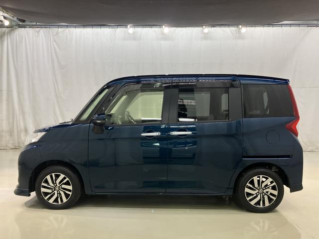 ルーミー カスタムＧ　４ＷＤ　ＬＥＤヘッドライト　社外ＳＤナビ　ワンセグＴＶ　ＣＤ再生　ＳＤカード　全周囲カメラ　両側電動スライドドア　クルーズコントロール　　純正１４インチアルミ　社外アルミスタッドレスタイヤセット（9枚目）