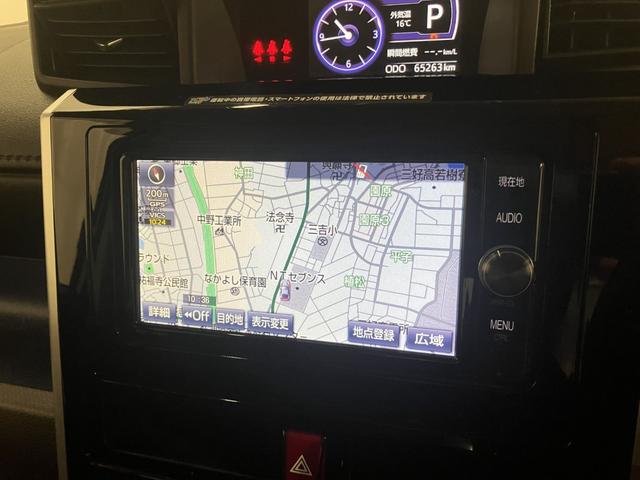 タンク カスタムG LEDヘッドライト 純正SDナビ フルセグTV USB/HDMI接続 両側電動スライドドア ETC ドライブレコーダー スマートアシスト 純正14インチアルミホイール(12枚目)