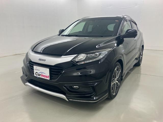 ヴェゼル ハイブリッドＺ　ＬＥＤヘッドライト　純正ＳＤナビ　フルセグＴＶ　ＣＤ／ＤＶＤ再生　Ｂｌｕｅｔｏｏｔｈ／ＵＳＢ接続　バックモニター　ＥＴＣ　無限フルエアロ１８インチアルミ　スマートキー（2枚目）