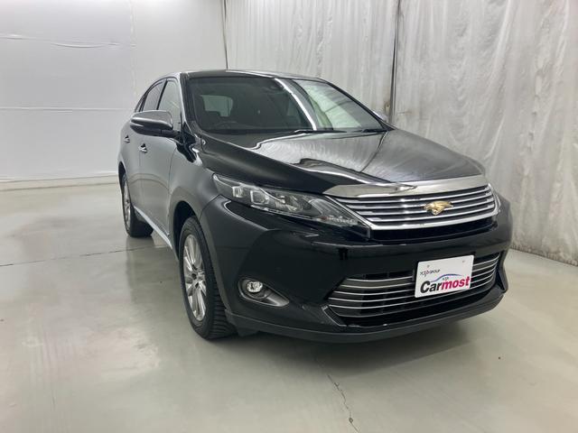 ハリアー プレミアム LEDヘッドライト 社外SDナビ 後席モニター フルセグTV CD/DVD再生 Bluetooth接続 電動バックドア ETC ドライブレコーダー 純正18インチアルミ(4枚目)