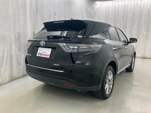 ハリアー プレミアム LEDヘッドライト 社外SDナビ 後席モニター フルセグTV CD/DVD再生 Bluetooth接続 電動バックドア ETC ドライブレコーダー 純正18インチアルミ(6枚目)