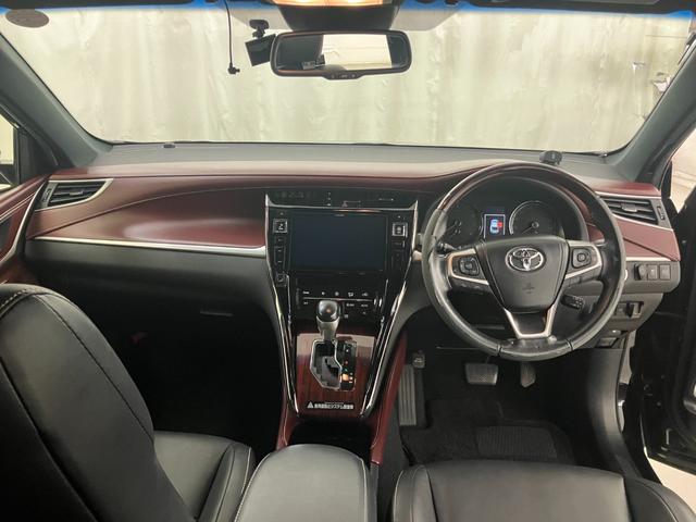 ハリアー プレミアム LEDヘッドライト 社外SDナビ 後席モニター フルセグTV CD/DVD再生 Bluetooth接続 電動バックドア ETC ドライブレコーダー 純正18インチアルミ(10枚目)