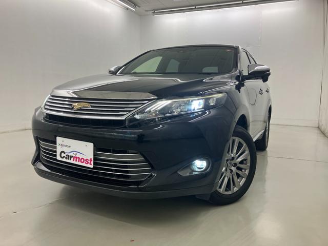 ハリアー プレミアム LEDヘッドライト 社外SDナビ 後席モニター フルセグTV CD/DVD再生 Bluetooth接続 電動バックドア ETC ドライブレコーダー 純正18インチアルミ(55枚目)