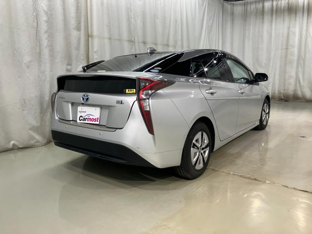 プリウス A LEDヘッドライト 純正SDナビ フルセグTV CD/DVD再生 Bluetooth接続 バックモニター ETC ドライブレコーダー スマートキー 純正15インチアルミ(6枚目)