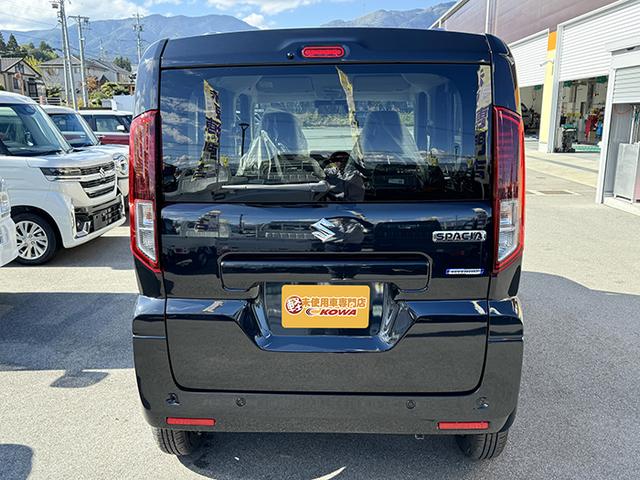 スペーシア ハイブリッドＧ　４ＷＤ　届出済未使用車　両側スライド　クリアランスソナー　衝突被害軽減システム　ＬＥＤヘッドランプ　スマートキー　アイドリングストップ　電動格納ミラー　シートヒーター　ベンチシート　ＣＶＴ　盗難防止（7枚目）