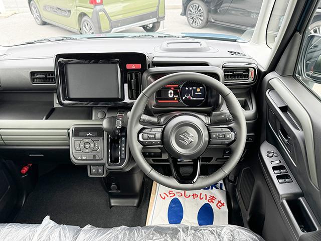スペーシアギア ハイブリッドＸＺ　４ＷＤ　届出済未使用車　両側スライド　クリアランスソナー　クルーズコントロール　衝突被害軽減システム　ＬＥＤヘッドランプ　ヘッドライトウォッシャー　スマートキー　アイドリングストップ　シートヒーター（7枚目）