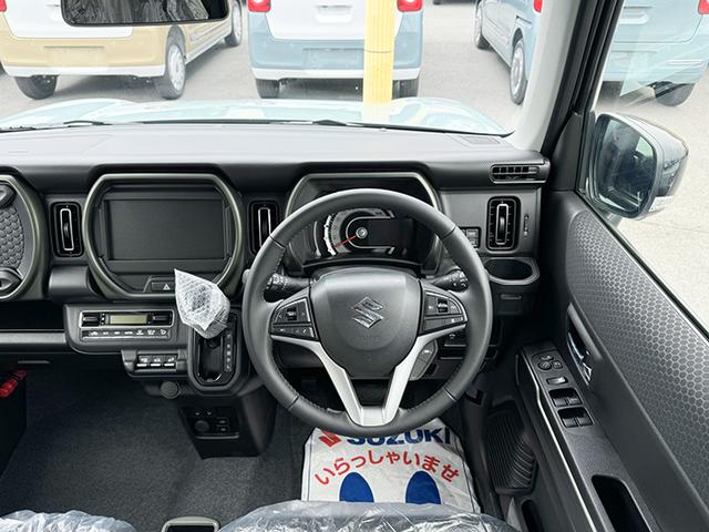 ハスラー タフワイルド　４ＷＤ　届出済未使用車　クリアランスソナー　クルーズコントロール　衝突被害軽減システム　ＬＥＤヘッドランプ　ヘッドライトウォッシャー　スマートキー　アイドリングストップ　シートヒーター　盗難防止（7枚目）