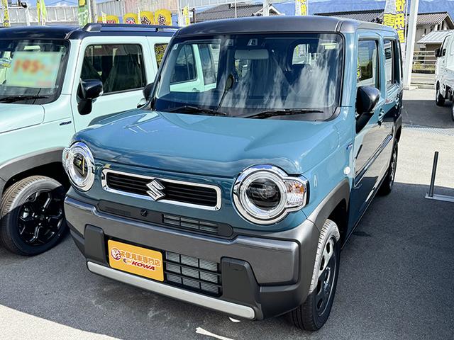 ハスラー ハイブリッドＧ　４ＷＤ　届出済未使用車　クリアランスソナー　クルーズコントロール　衝突被害軽減システム　ＬＥＤヘッドランプ　スマートキー　アイドリングストップ　シートヒーター　ＣＶＴ　盗難防止　ＡＢＳ　横滑り防止（2枚目）