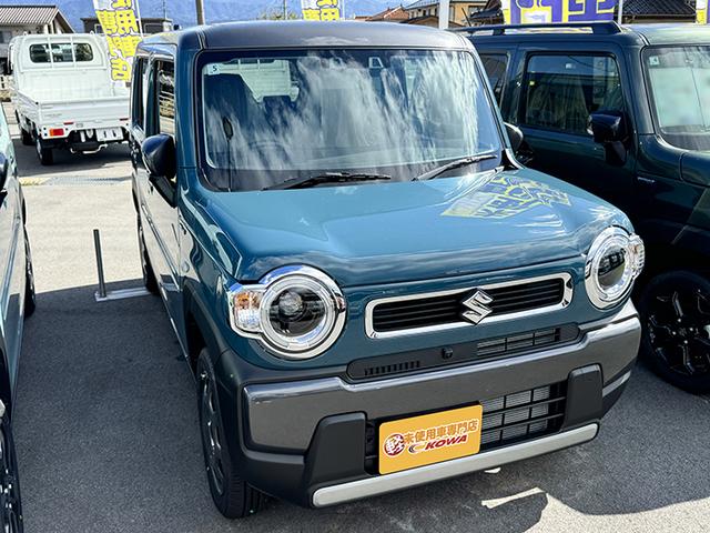 ハスラー ハイブリッドＧ　４ＷＤ　届出済未使用車　クリアランスソナー　クルーズコントロール　衝突被害軽減システム　ＬＥＤヘッドランプ　スマートキー　アイドリングストップ　シートヒーター　ＣＶＴ　盗難防止　ＡＢＳ　横滑り防止（4枚目）