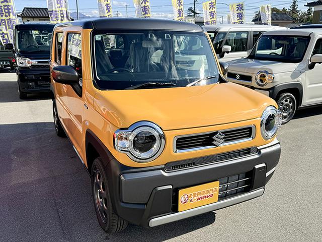 ハスラー ハイブリッドＧ　４ＷＤ　届出済未使用車　クリアランスソナー　クルーズコントロール　衝突被害軽減システム　ＬＥＤヘッドランプ　スマートキー　アイドリングストップ　ＣＶＴ　盗難防止　ＡＢＳ　横滑り防止　衝突安全ボディ（4枚目）