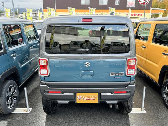 ハスラー ハイブリッドＸ　４ＷＤ　届出済未使用車　リアランスソナー　オートクルーズコントロール　レーンアシスト　衝突被害軽減システム　ＬＥＤヘッドランプ　スマートキー　アイドリングストップ　ＣＶＴ　盗難防止　ＡＢＳ　横滑り防止（5枚目）