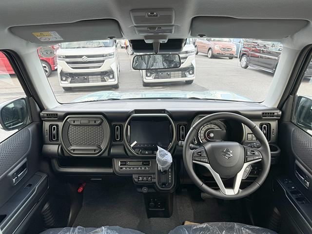 ハスラー タフワイルド　４ＷＤ　届出済未使用車　クリアランスソナー　オートクルーズコントロール　衝突被害軽減システム　ＬＥＤヘッドランプ　スマートキー　アイドリングストップ　ＣＶＴ　盗難防止　ＡＢＳ　横滑り防止　ルーフレール（6枚目）