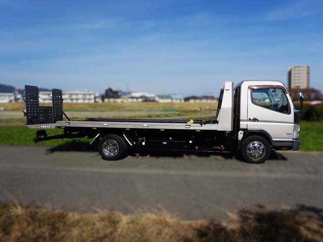 キャンター 積載車カスタム 最積3000kg 極東フラトップZERO 電動ミラー ウインチ ラジコン メッキパーツ(15枚目)