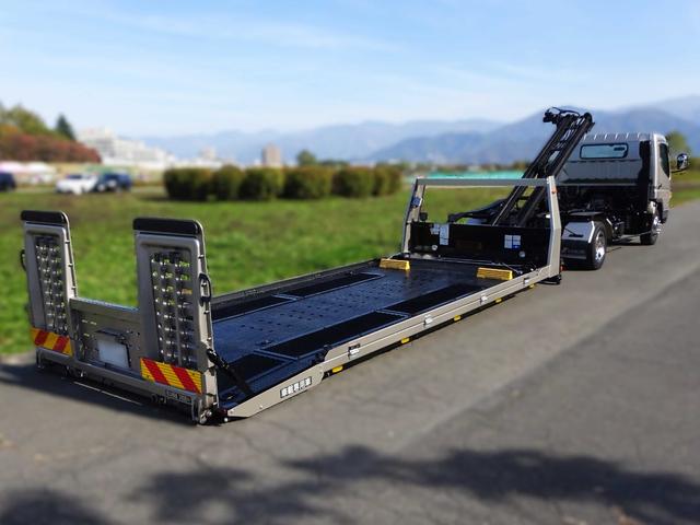 キャンター 積載車カスタム 最積3000kg 極東フラトップZERO 電動ミラー ウインチ ラジコン メッキパーツ(26枚目)