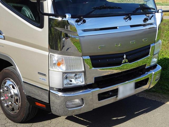 キャンター 積載車カスタム 最積3000kg 極東フラトップZERO 電動ミラー ウインチ ラジコン メッキパーツ(48枚目)