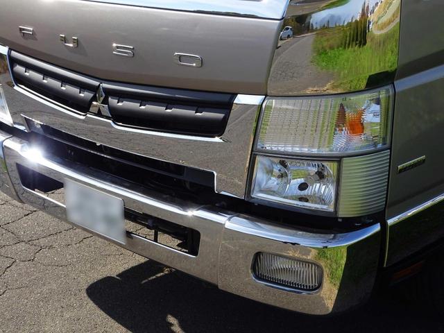 キャンター 積載車カスタム 最積3000kg 極東フラトップZERO 電動ミラー ウインチ ラジコン メッキパーツ(49枚目)