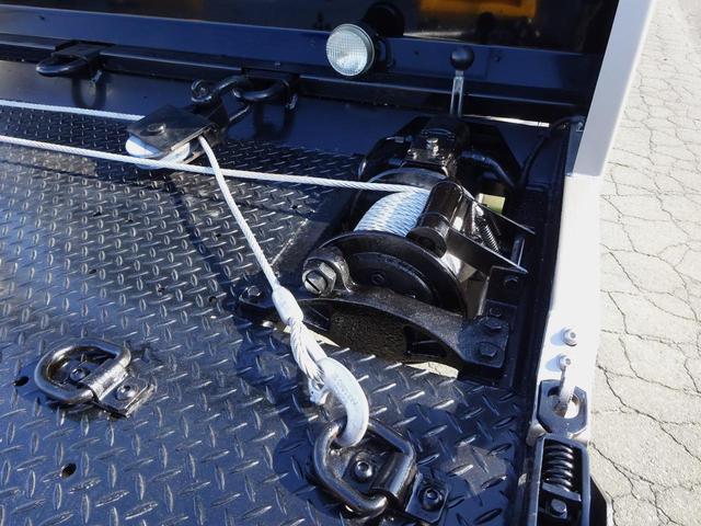 キャンター 積載車カスタム 最積3000kg 極東フラトップZERO 電動ミラー ウインチ ラジコン メッキパーツ(53枚目)