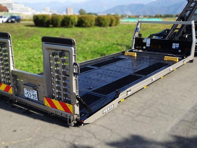 キャンター 積載車カスタム 最積3000kg 極東フラトップZERO 電動ミラー ウインチ ラジコン メッキパーツ(65枚目)