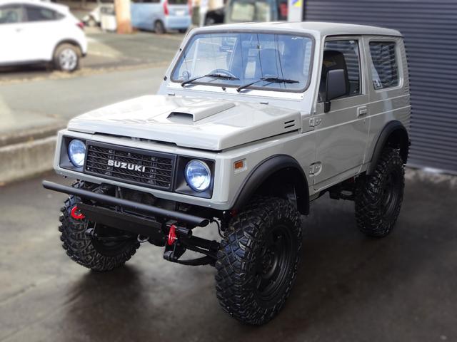 ジムニー HA 全塗装済み 5速マニュアル エアコン付 パートタイム4WD ターボ 2インチリフトUP 16インチAW Bluetooth接続(2枚目)