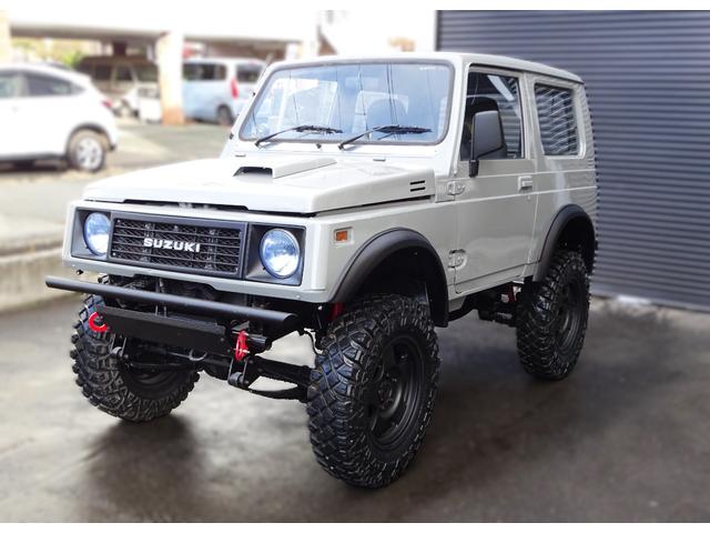 ジムニー HA 全塗装済み 5速マニュアル エアコン付 パートタイム4WD ターボ 2インチリフトUP 16インチAW Bluetooth接続(3枚目)