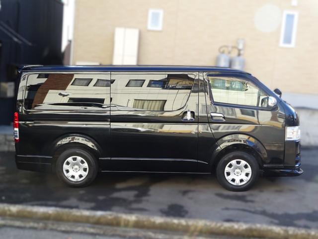 ハイエースバン ロングDX GLパッケージ 社外エアロF/R/S/W 純正ナビ フルセグ ETC LEDヘッドランプ キーレス 4WD ディーゼル(10枚目)