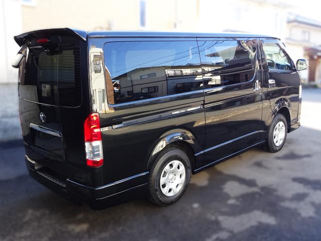ハイエースバン ロングDX GLパッケージ 社外エアロF/R/S/W 純正ナビ フルセグ ETC LEDヘッドランプ キーレス 4WD ディーゼル(12枚目)