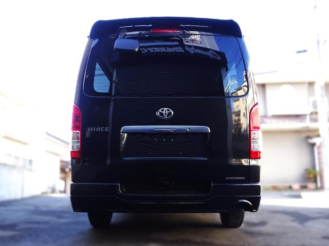ハイエースバン ロングDX GLパッケージ 社外エアロF/R/S/W 純正ナビ フルセグ ETC LEDヘッドランプ キーレス 4WD ディーゼル(15枚目)