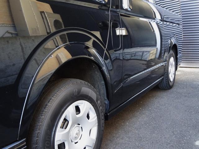 ハイエースバン ロングDX GLパッケージ 社外エアロF/R/S/W 純正ナビ フルセグ ETC LEDヘッドランプ キーレス 4WD ディーゼル(52枚目)