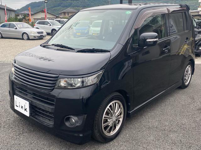 ワゴンＲスティングレー リミテッド　１年保証付　ユーザー買取車　スマートキー　プッシュスタート　カロッツェリアウーファー　ローダウン　ＬＥＤヘッドライト　ＬＥＤフォグランプ　社外１４インチアルミ　オートエアコン　室内灯ＬＥＤ　スペアキー（9枚目）